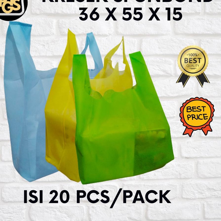 

Spunbond kresek 36x55x15 Kodi/20 pcs tas spunbond kresek tas kain spunbond kresek kain .,