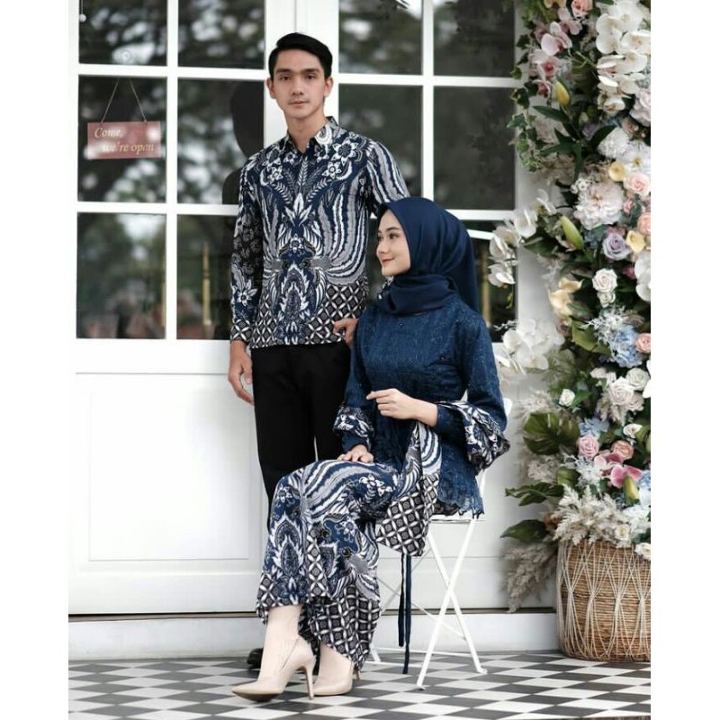 BAJU LAMARAN / COUPLE BATIK / BAJU COUPLE KONDANGAN / BAJU PRIWEDING / BAJU COUPLE LAMARAN / KEBAYA