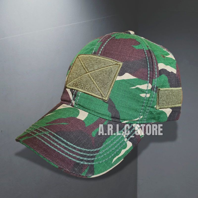 topi tactical army loreng malpinas tni ad / topi baseball caps velcro army / topi bdu tactical loreng malpinas