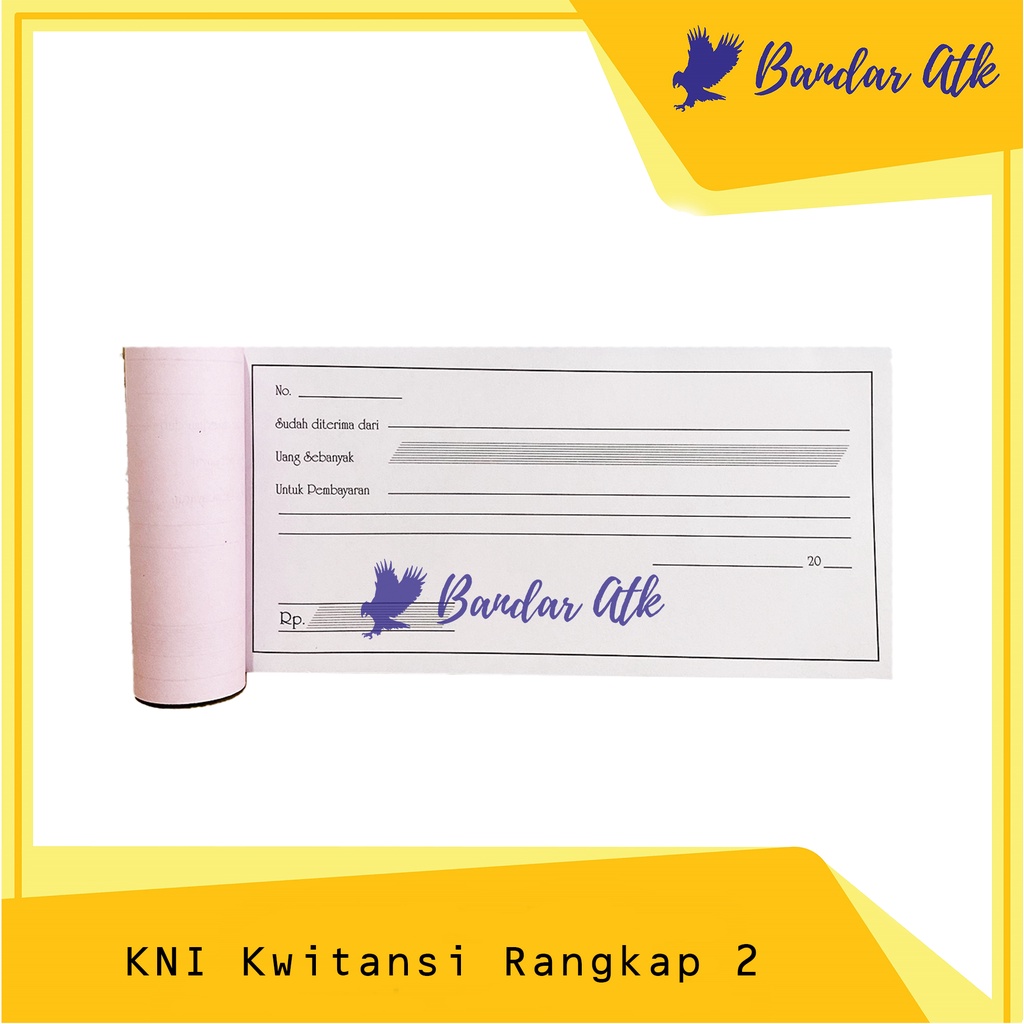

KNI BUKU KWITANSI Kuitansi Sedang Rangkap 2 NCR [1 PCS]