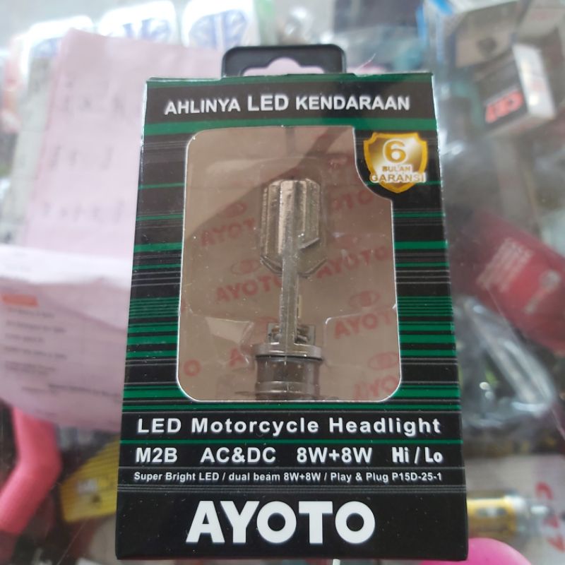 COD Lampu dop Depan Led Matic Bebek ACDC nyala putih terang