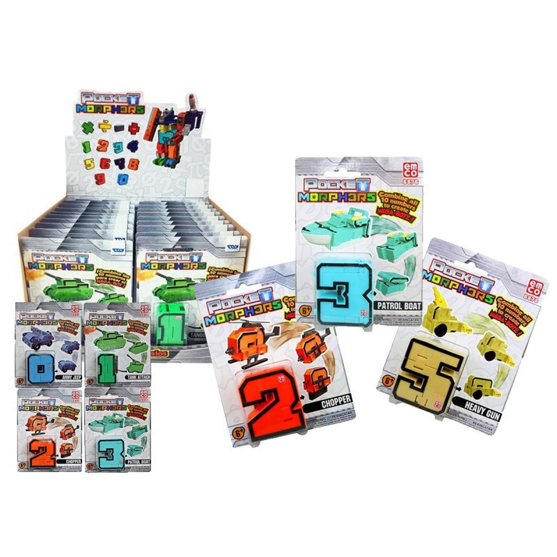 EMCO Pocket Morphers 6878 / Mainan Robot Anak