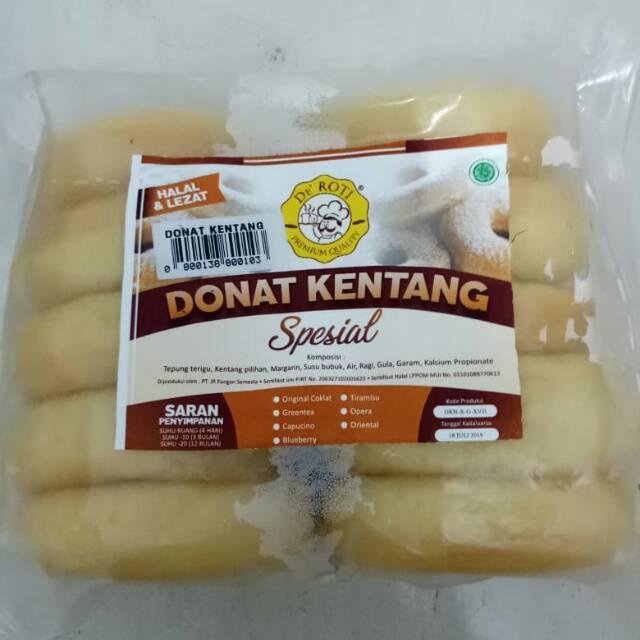 

Donat Kentang Frozen SEDANG isi 10 Pcs