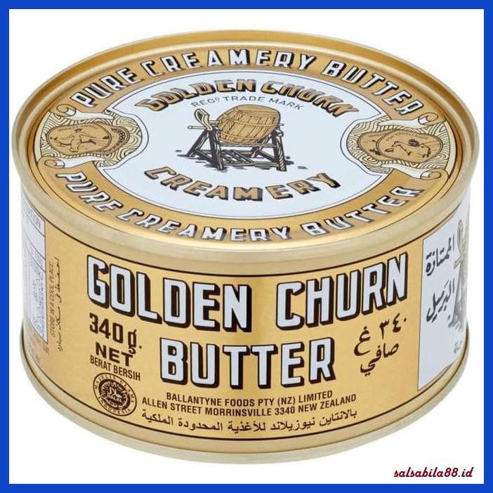

Rettubagetnem- Golden Churn Creamery Butter 340Gr -Asli-Slii.