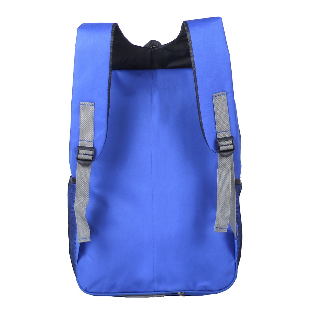 Ransel Cowok Tas Punggung Pria Keren Backpack Sekolah Classic Biru Tas Pria Tas Kantor