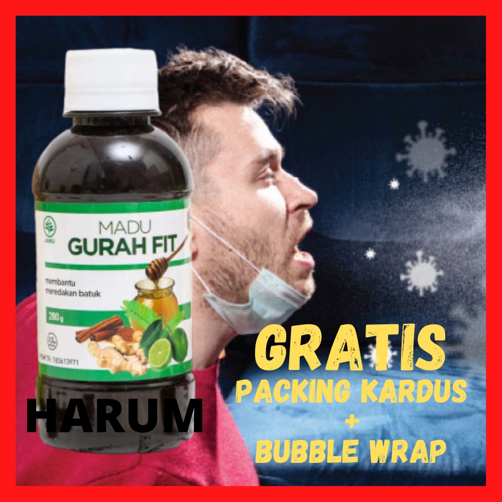 [DISTRIBUTOR JAKARTA] GURAHFIT Madu Obat Batuk Beli 2 gk Gratis 1 Original Gold Gurah Fit