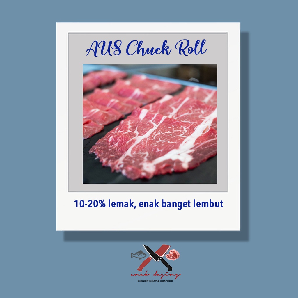

Premium AUS slice Chuck roll / daging paha sapi / daging sapi premium