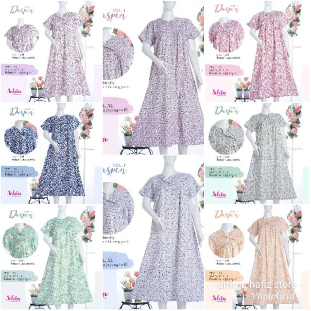 DASTER PENDEK HOMEDRESS Jelita by Labella