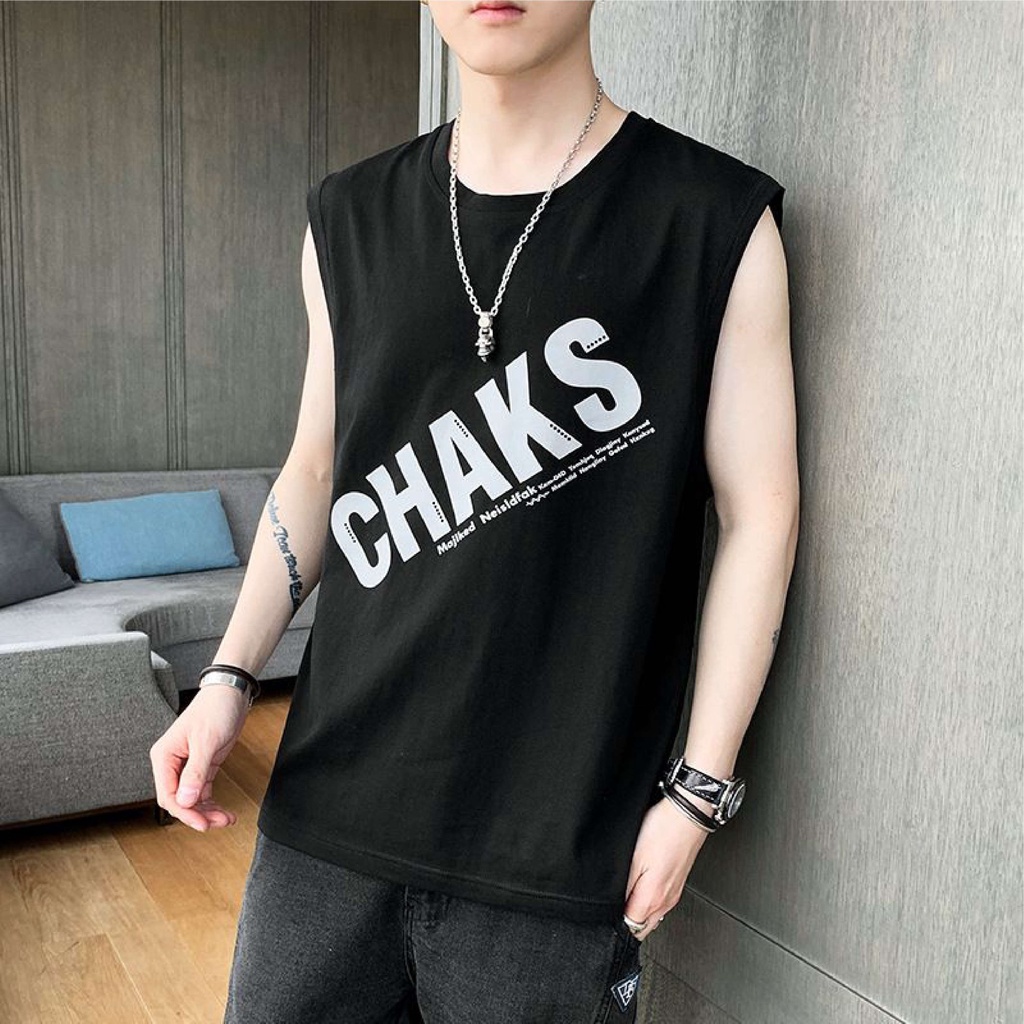 BS/COD//KAOS SINGLET CHAKS PRIA//TERLARIS