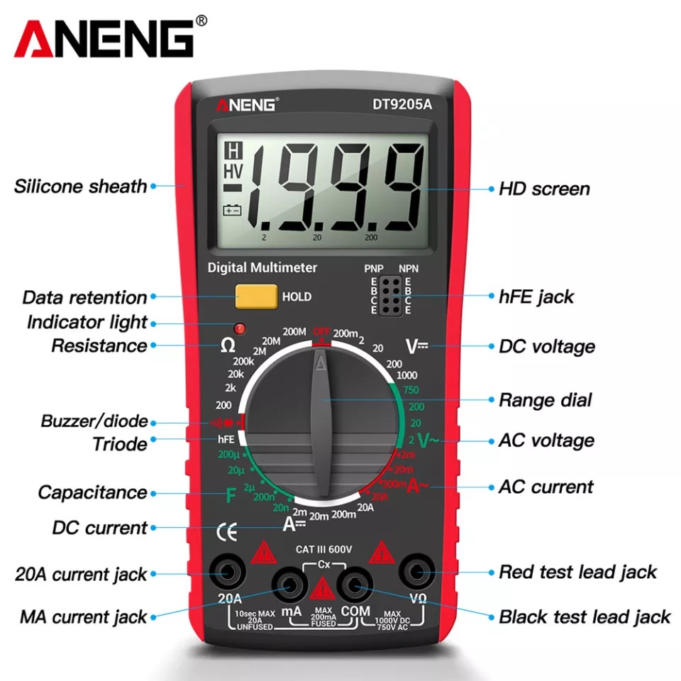 New Arrival  Multimeter Multitester Avometer Digital Analog Terbaru Bukan Fluke Sanwa Constant Zotek