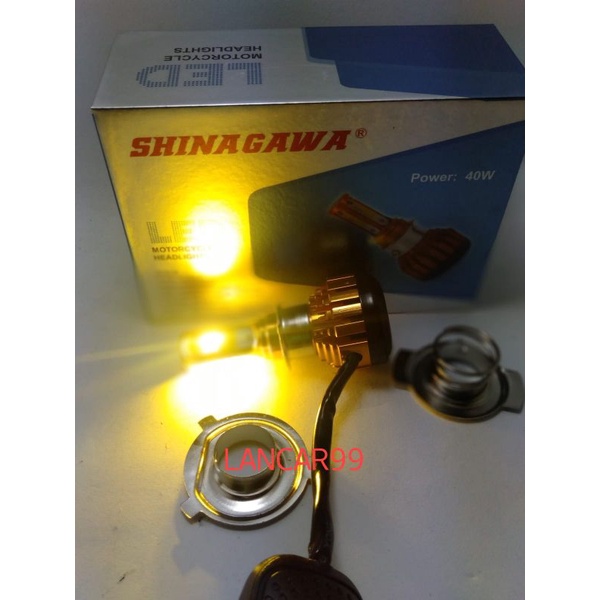 LAMPU LED 3SISI 3WARNA SHINAGAWA- LAMPU LED MOTOR H6 H4 KIPAS
