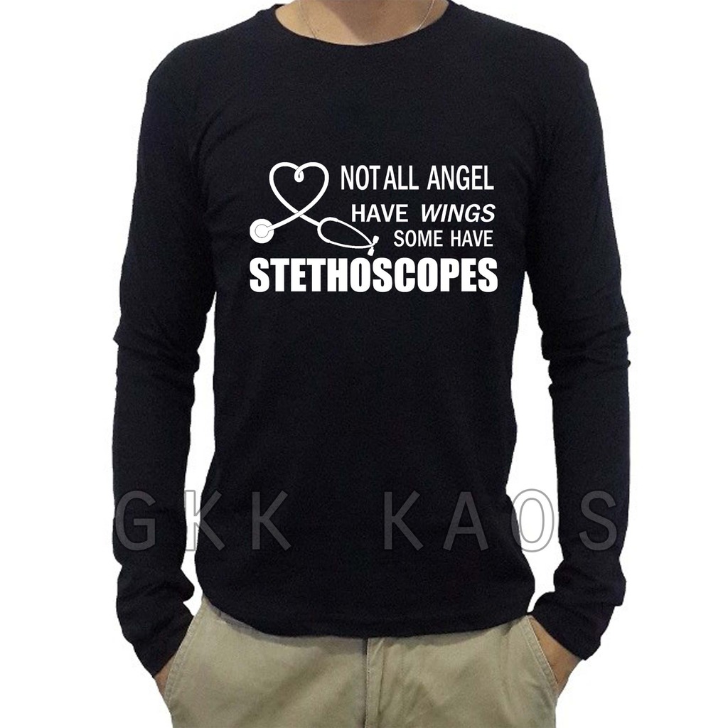 KAOS TENAGA MEDIS TENAGA KESEHATAN NURSE PERAWAT MIDWIFE LENGAN PANJANG PRIA WANITA