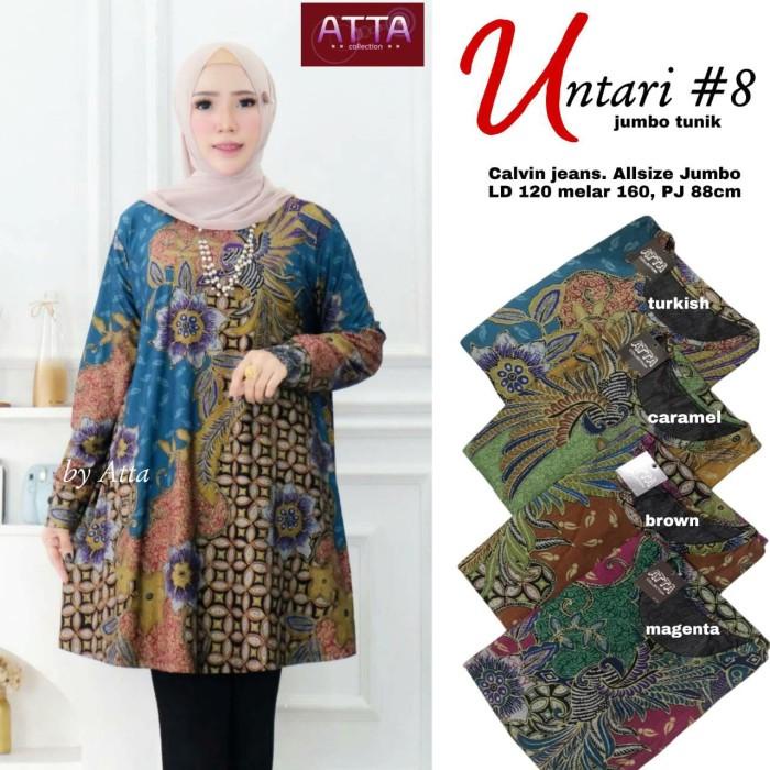 Tunik Jumbo Motif Bunga Baju Lebaran Terbaru Ld 120 Sampai 160 011