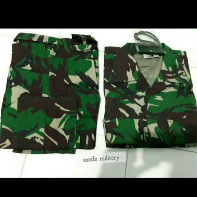 Seragam PDL nyamuk doreng TNI