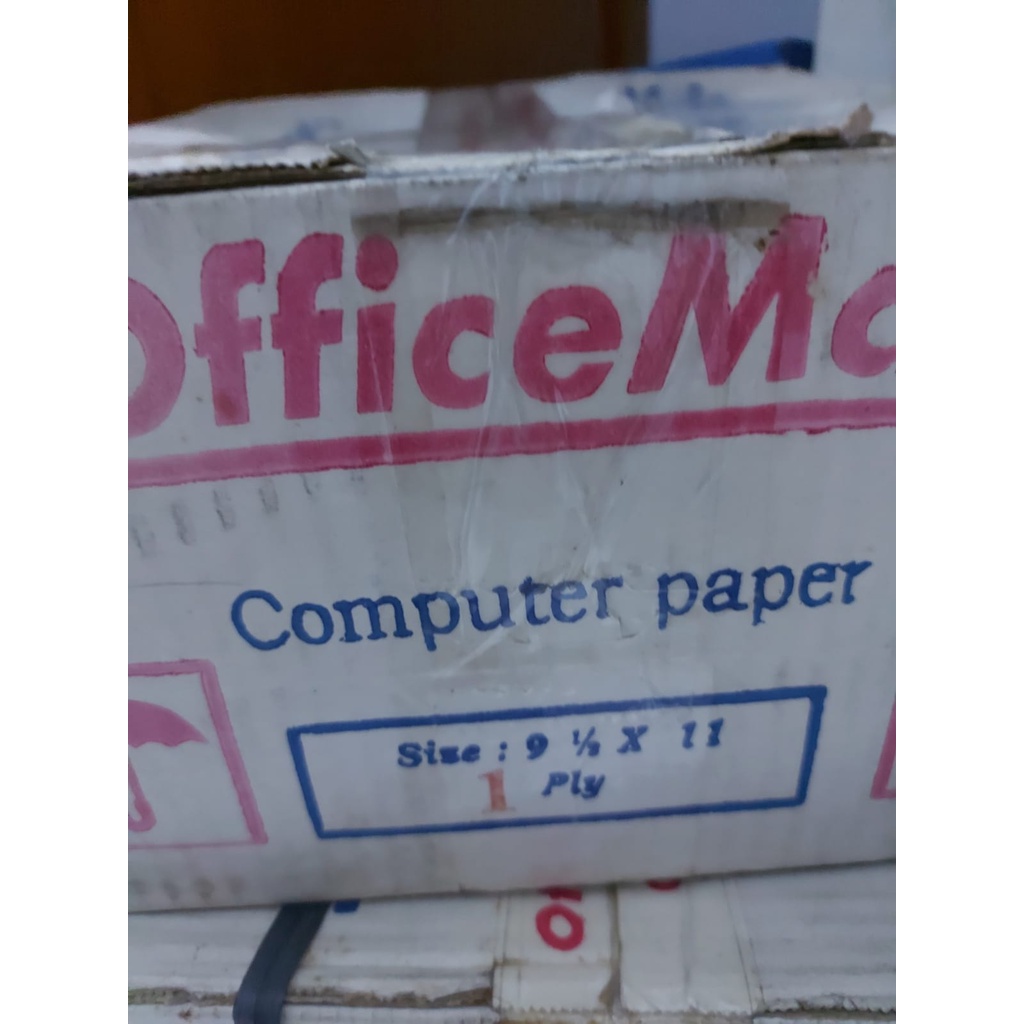 

OFFICE MAX CONTINOUS FORM 91/2 X 11 (1PLY)