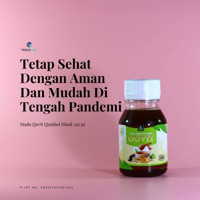 

Madu QUVIT Qusthul Hindi 350 gr
