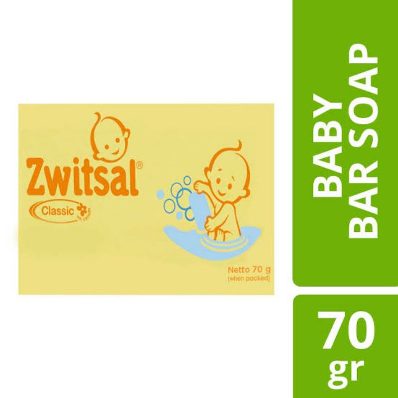 Zwitsal Baby Bar Soap 70gr - Zwitsal Sabun Batang Bayi - Sabun Mandi Bayi