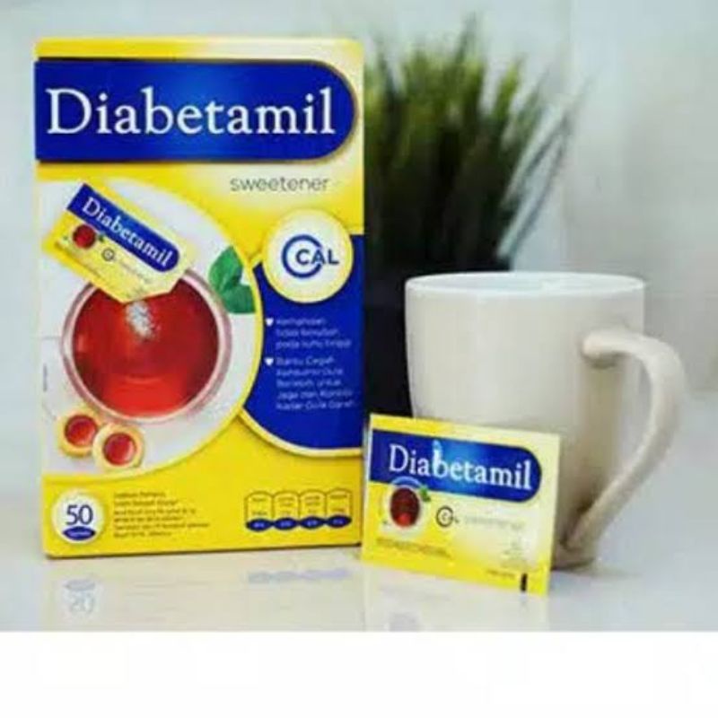 

Diabetamil sweetner box 50 sachet