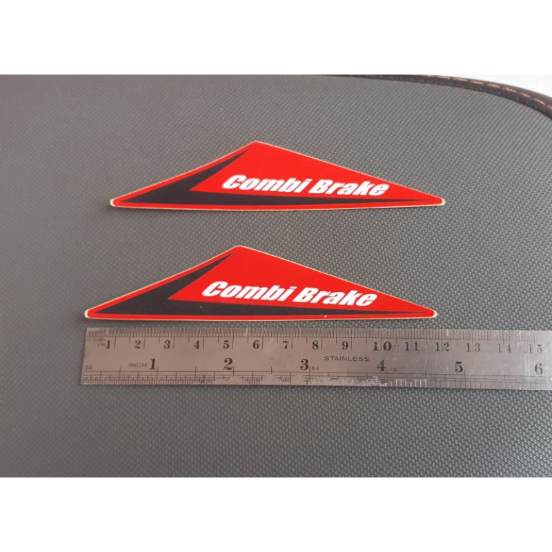 sticker combi brake sepasang