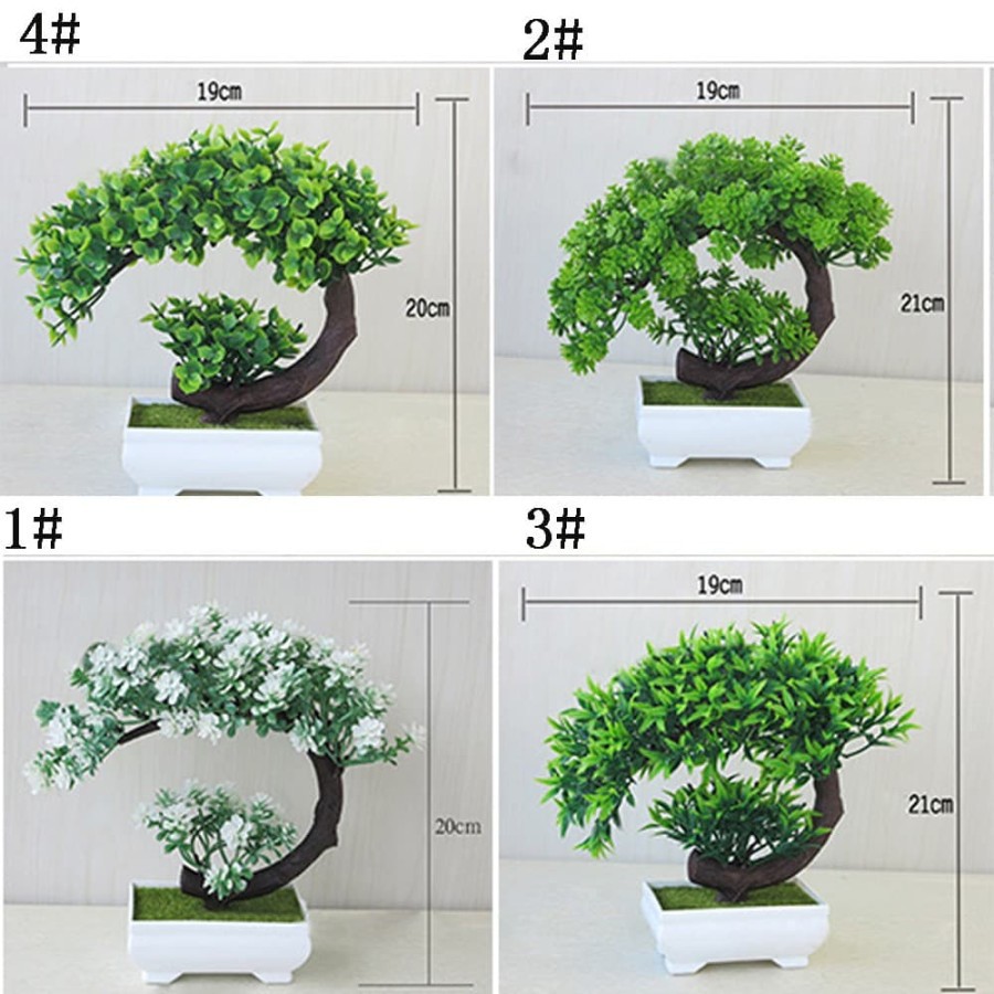 pohon bonsai hiasan hias plastik