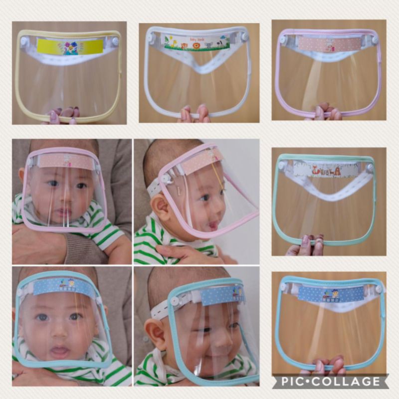 Face shield baby/ faceshield bayi/ faceshield baby newborn