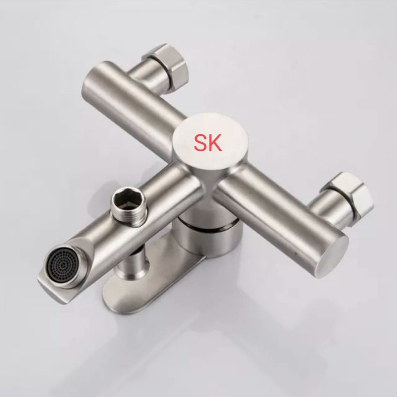 Kran Bathup Stainless Sus304 - Kran Shower - Kran Bathtub Bathub Mixer Panas Dingin Water Heater