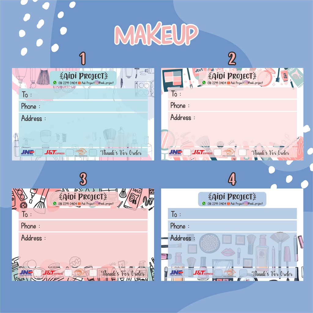 

Stiker Label Pengiriman Online Shop / Olshop