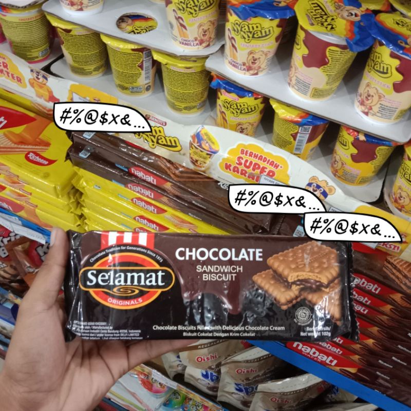 

Yummer l Snack camilan Selamat Biskuit Sandwich Chocolate