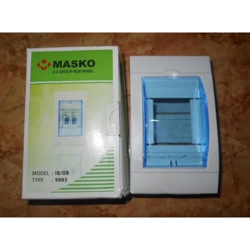 Masko box mcb 2-3 Group 9803 / box mcb isi 2 SNI IB OB Kualitas Bagus