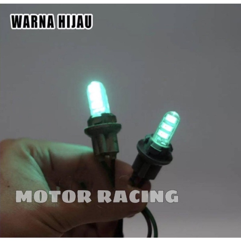 HARGA 4 PCS - Lampu Sen Sein KEDIP STROBO Jelly Jellyfish 6 Mata Led Reting Motor - Variasi Warna