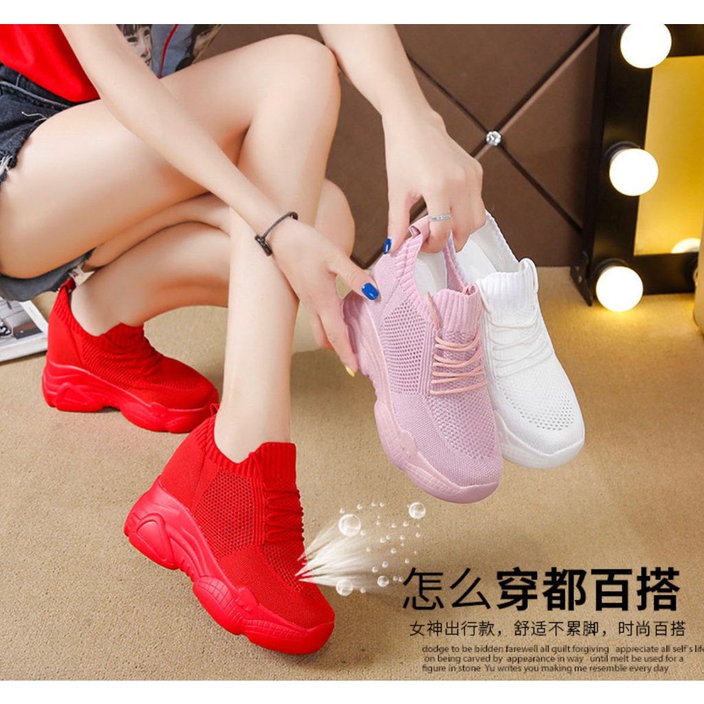 SEPATU WEDGES KORES#A095