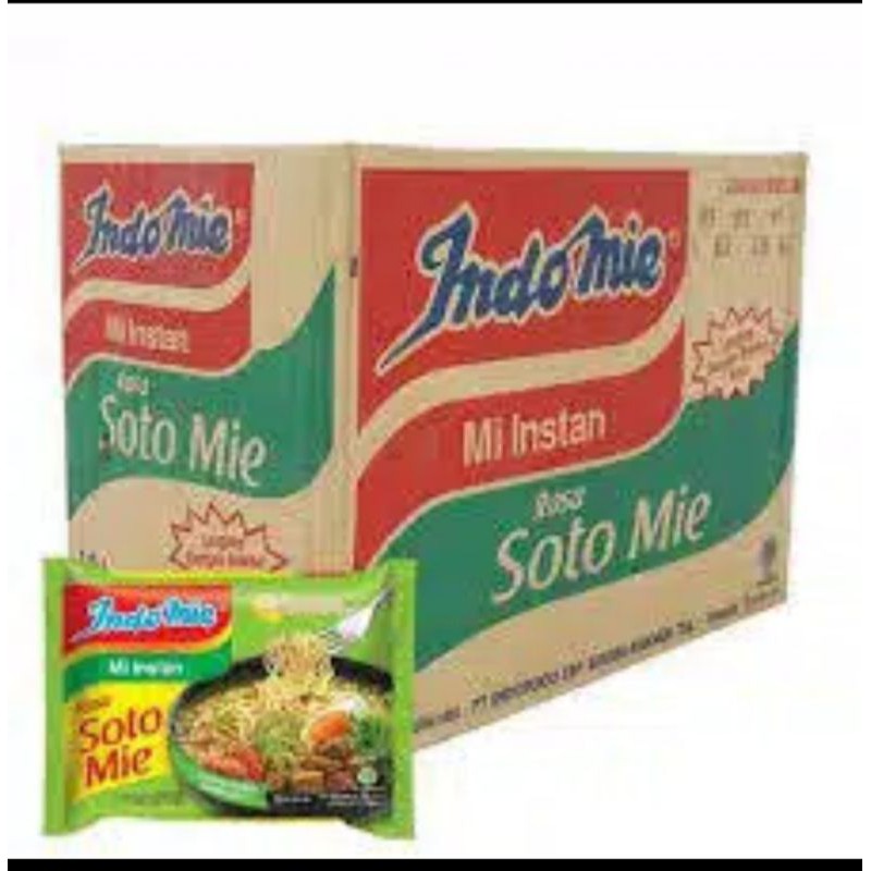 

indomie soto per kardus isi 40 bungkus