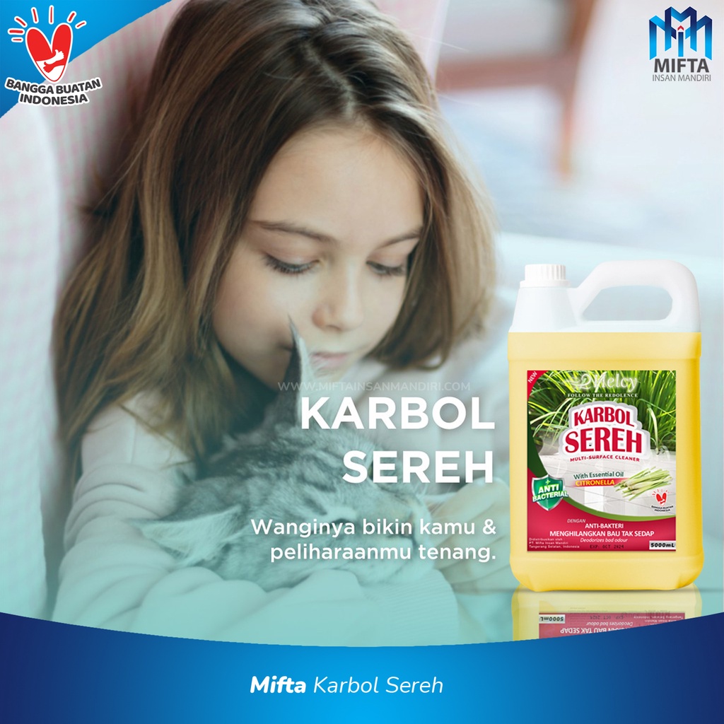 KARBOL AROMA THERAPIE / SEREH / KARBOL LANTAI 1 LITER