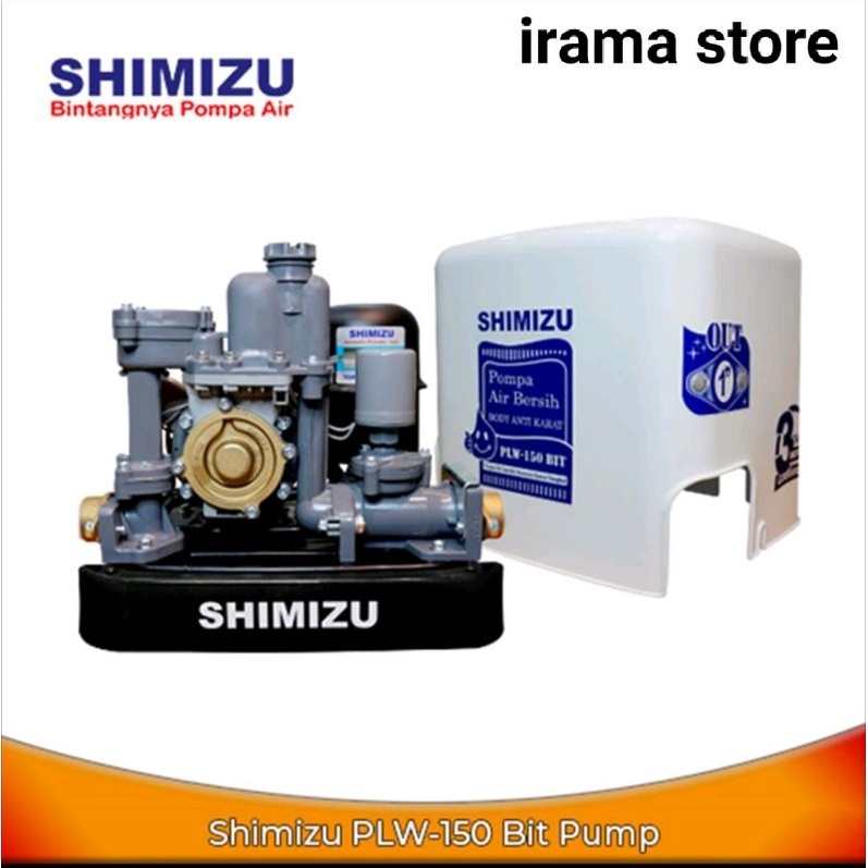 Pompa air Shimizu booster pump PLW 150 BIT Pompa dorong Shimizu PLW 150 bit