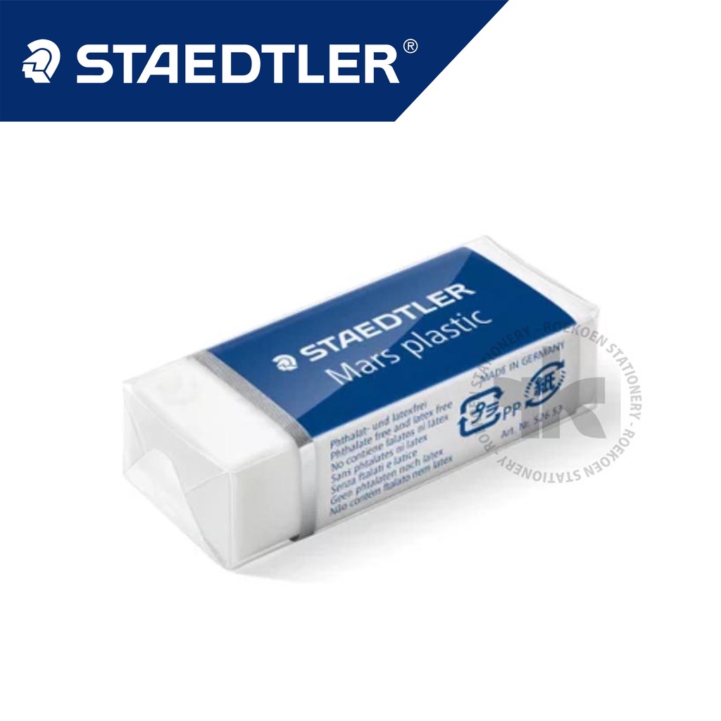 

Staedtler Mars Plastic Penghapus Polos Tanggung Putih 526 53 (43x19x13mm)