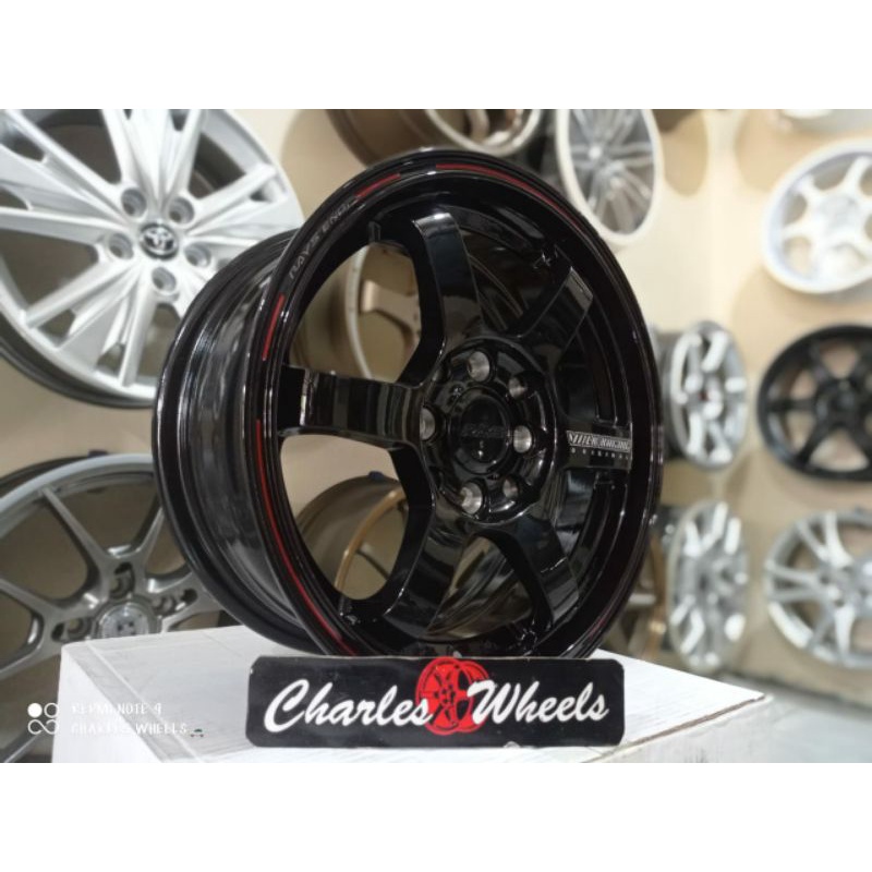Velg TE37 Black R14