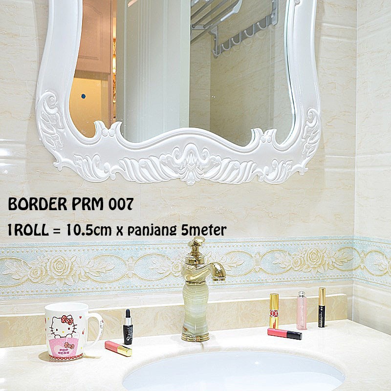 WALLPAPER BORDER STICKER PREMIUM 007 UK 10.5CM X 5 METER