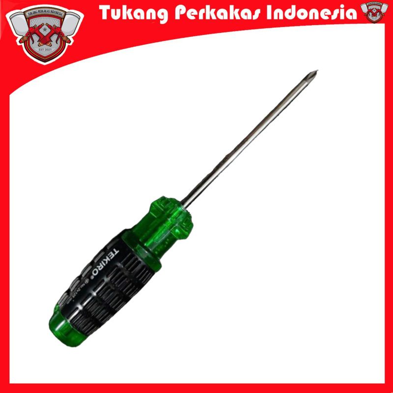 TEKIRO OBENG GAGANG KARET  PLUS 5 INCH PH2×125MM