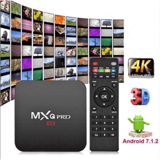 Promo PAKET Android TV Box MXQ Pro 4K Android 9  KEYBOARD MINI i8 - MXQ 216GB KEY Murah
