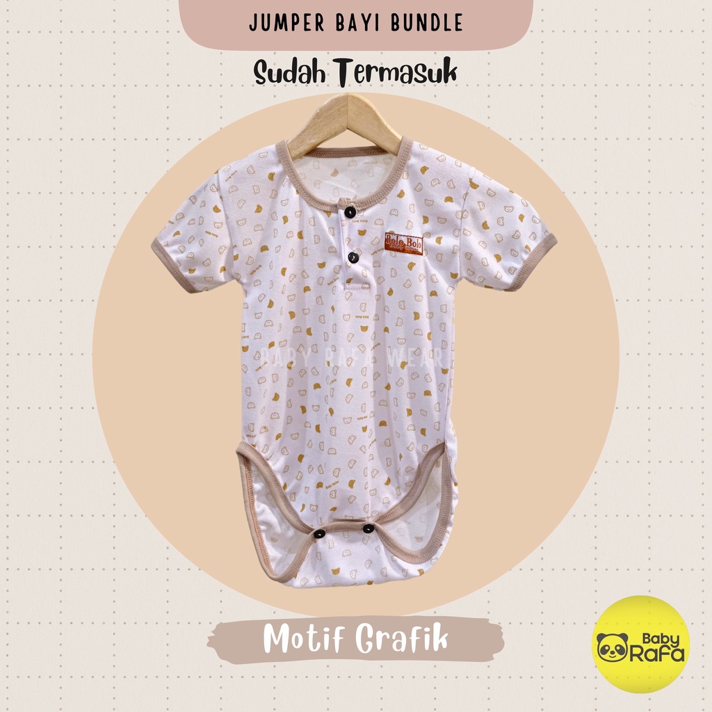 Serian Coklat Susu - 3 pcs Jumper Bayi Segitiga COKLAT SUSU SERIES 0 sd 6 Bulan merk SNI Bolo - Bolo / Baju Bayi Jumper Serian Coklat Susu