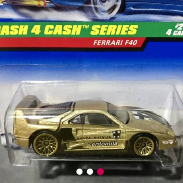 hot wheels ferrari f40 gold