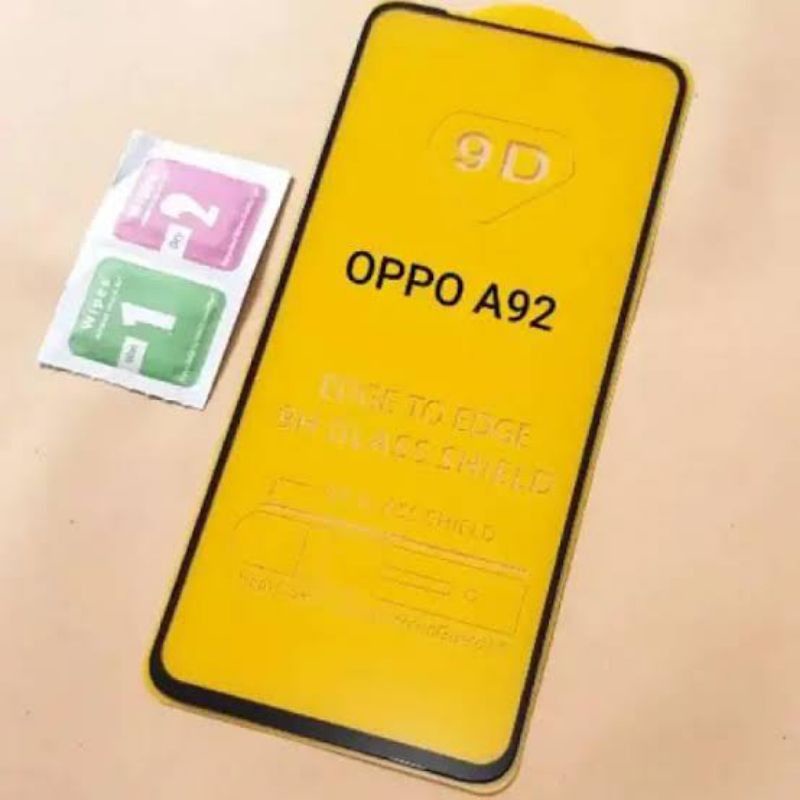 OPPO A52 OPPO A92 TAMPERED GLASS TG ANTI GORES BENING DAN FULL