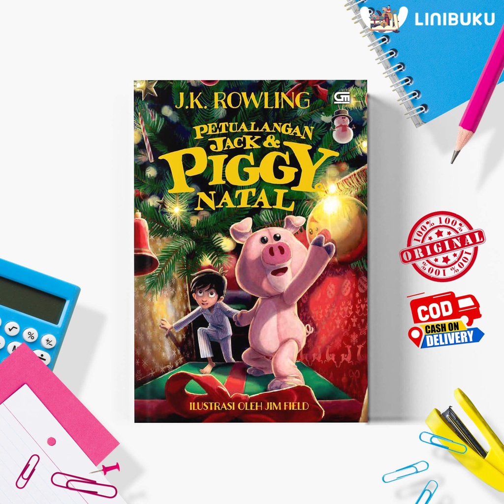 BUKU PETUALANGAN JACK DAN PIGGY NATAL KARYA J.K. Rowling