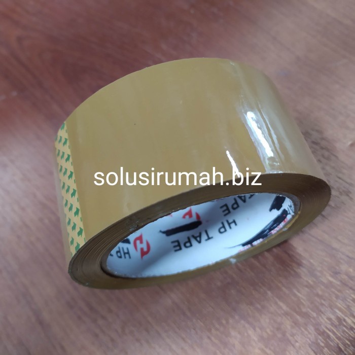 ISOLASI 48 MM COKLAT 90 Y 180GRAM +- 2 INCH TAN BROWN TAPE LAKBAN 2”