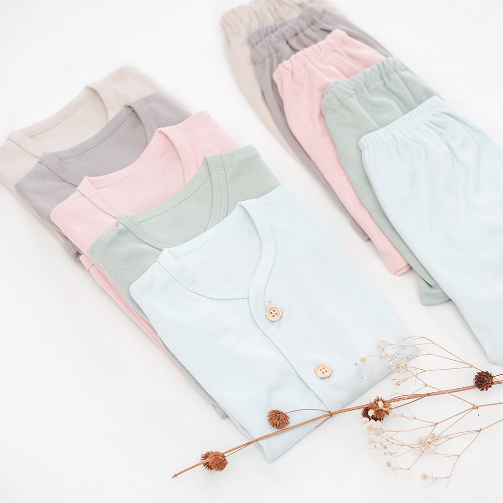 Nice Kids - Short Sleeve Baby Pajamas Set Setelan Baju Tidur Celana Lengan Pendek Bayi
