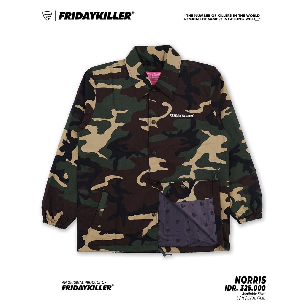 Coach jacket FRIDAY KILLER "NORRIS" fridaykiller_store