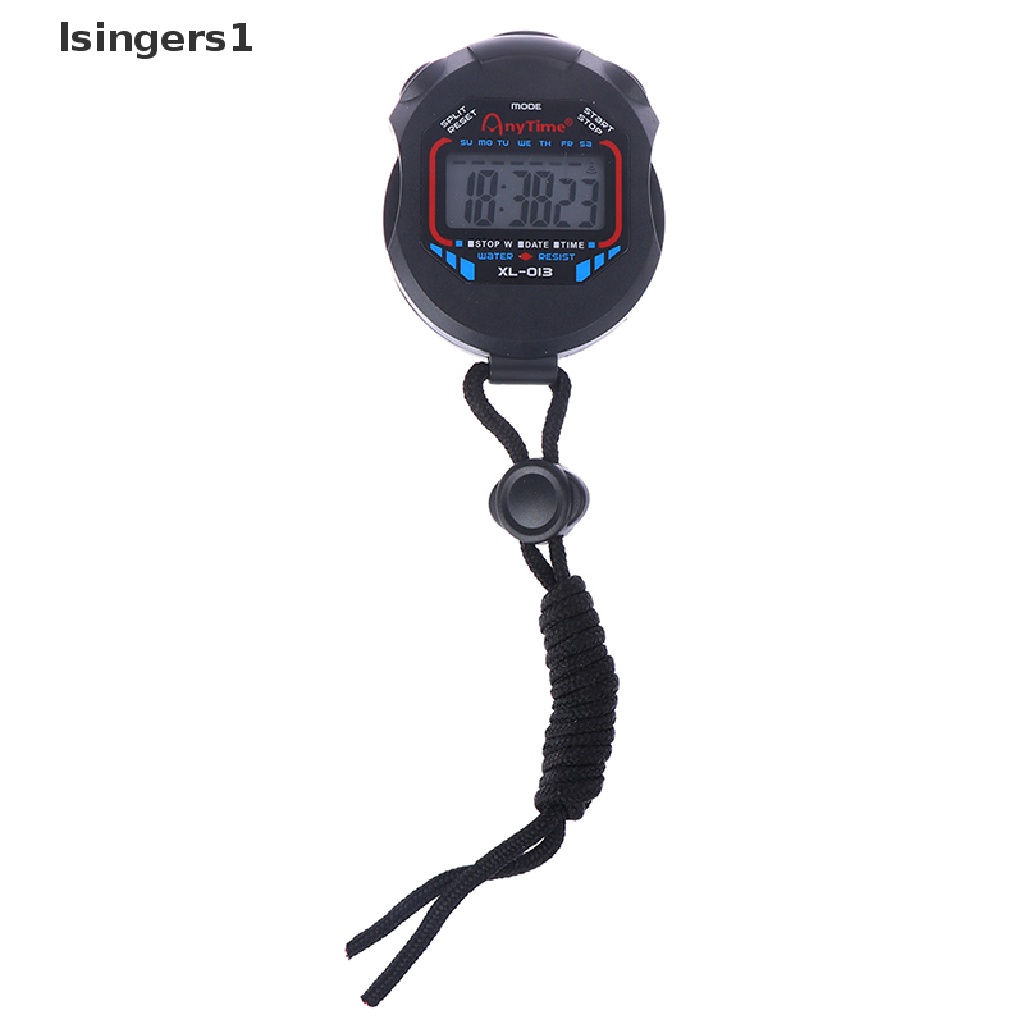 (lsingers1) Stopwatch Digital Dengan Layar LCD