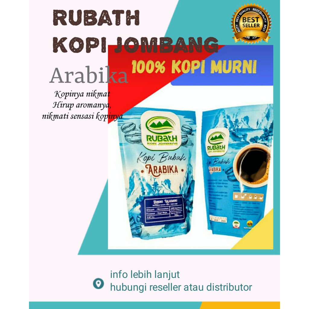 

Arabika Rubath Kopi Jombang 190gr