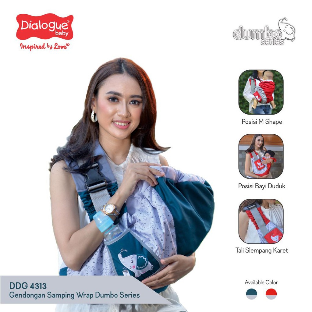 Dialogue DGG 4313 Baby Gendongan Bayi Samping Dumbo Series