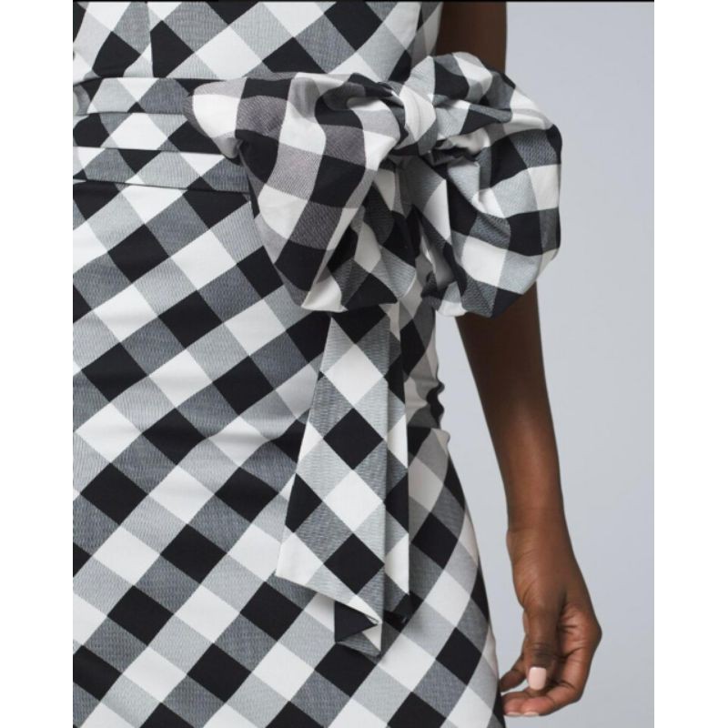 Whb* gingham plaid party dress